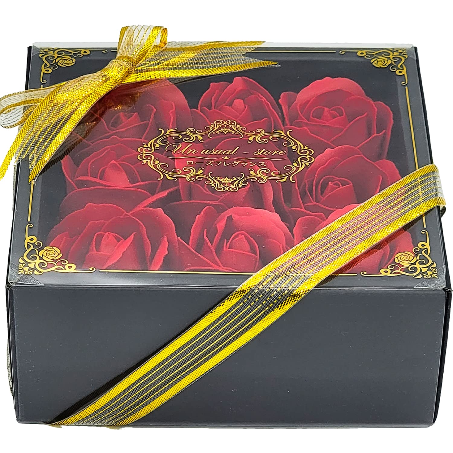 Un usual store ローズフレグランス ソープフラワー Amazon.co.jp: Un usual-store 花 入浴剤 ギフト レッド ローズ